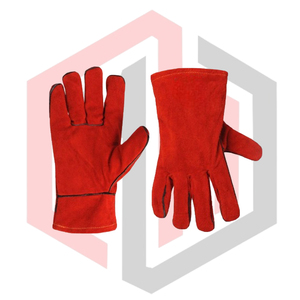 Guantes de Trabajo de Cuero para Hombre, Duraderos, Transpirables, Anticorte, Antiestáticos, Resistentes al Calor, Sin Silicona, Sin Polvo, Personalizables - Product Image 4