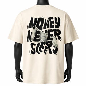 Camiseta Gráfica Oversize de Algodón de Alta Calidad Personalizada OEM al por Mayor, Camiseta Estampada Casual de Streetwear para Hombre - Product Image 1