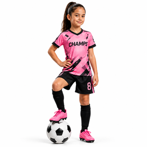 Conjunto de Uniforme de Fútbol para Niños de Alta Calidad, Personalizable, Transpirable, con Sublimación Digital - Product Image 2
