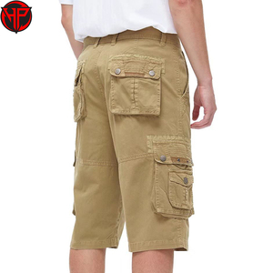 Shorts cargo pour hommes 2026, multi-poches, en tissu de coton, décontractés, utilitaires, pour l'extérieur, qualité supérieure - Product Image 3