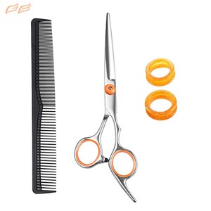 Ciseaux de coiffure professionnels OEM emballage personnalisé lame de rasoir en acier inoxydable avec pointe pointue salon pour usage personnel - Product Image 1