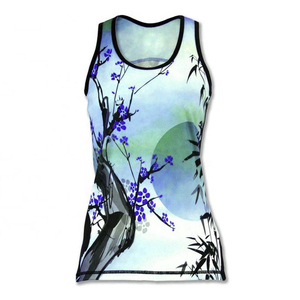 Débardeur de yoga et de sport respirant OEM en gros, débardeur d'été imprimé par sublimation, nouveau design pour femme - Product Image 3