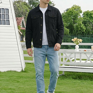 แจ็คเก็ตสไตล์วินเทจทรงทรัคเกอร์ ดีไซน์คลาสสิก ทนทาน ใช้งานได้นาน แจ็คเก็ตทรัคเกอร์ลำลอง - Product Image 2