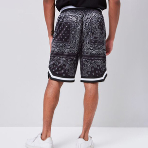 Shorts de sport légers et surdimensionnés, nouvelle mode, taille élastique, logo personnalisé OEM, sublimation. - Product Image 5