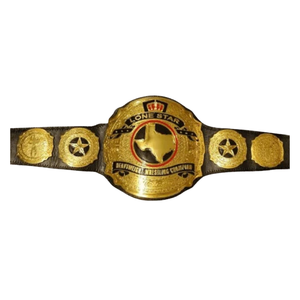 เข็มขัดแชมป์มวยปล้ำรุ่นเฮฟวี่เวท Lone Star คุณภาพสูง ถ้วยรางวัลมวยปล้ำเท็กซัส ปรับแต่งได้สำหรับนักสะสม - Product Image 1