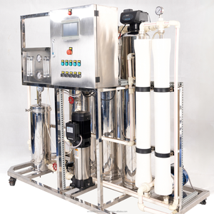 Système de traitement d'eau automatique en acier inoxydable de grande capacité 1000 LPH pour machine de filtration d'eau par osmose inverse industrielle - Product Image 3