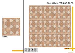 Baldosas vitrificadas para estacionamiento de exterior con capacidad de carga, 50x50 cm, desarrolladas para aplicaciones exigentes en áreas de transporte y servicios. - Product Image 4