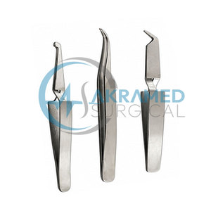 Premium Dental Orthodontic <b>Plier</b> <b>Set</b> Bracket Holding Tweezer Braces Band Placement Instrument Kit Stainless Steel Mesh Tray - Product Image 5