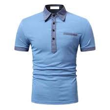 Polo, vêtements Micah Corporation, T-shirt à bordures contrastées, polo piqué en gros, vêtements de golf coupe ajustée. - Product Image 3