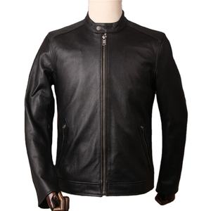 ¡Novedad de 2025! Chaqueta de cuero personalizada de alta calidad para hombre, ropa informal de diseño de alta moda, tela de lona para invierno - Product Image 1