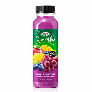 OEM Beverage Tropical <b>Smoothie</b> 500ml Private Label Beverage Distributor Multi Vitamin Fruit Juice Pineapple Orange Mango Kiwi - Product Image 5