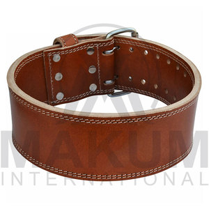 เข็มขัดยกน้ำหนักหนังวัวแท้ปรับแต่งได้ อุปกรณ์เพิ่มความปลอดภัยสำหรับออกกำลังกาย เหมาะสำหรับผู้ชายและผู้หญิง - Product Image 2