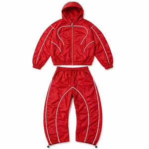 Conjunto de Chándal Unisex Personalizado OEM, Sudadera con Capucha y Pantalones Jogger, Ropa Urbana de Felpa Oversize al por Mayor - Product Image 1