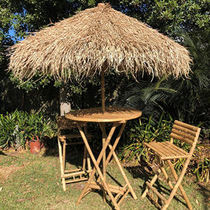 Sombrilla de Patio de Bambú Natural con Techo de Paja, Sombrilla de Jardín para Exteriores, Parasol de Bambú Ecológico, Venta al por Mayor Kingcraftviet - Product Image 4