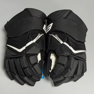 Guantes de Hockey sobre Hielo Harry Johnson, Protección Completa para los Dedos, Cuero Acolchado, Transpirables, Antideslizantes, Cierre de Velcro, Color Azul - Product Image 3