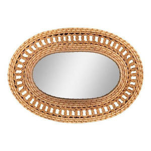 Adorno de Pared Colgante de Mimbre Estilo Bohemio, Diseño Floral, Decoración para Dormitorio, Hecho en Vietnam, Varios Piezas - Product Image 5