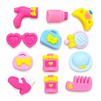 Set Penghapus Kantor HAUHWA ER026 Pink Kuning Biru untuk Sekolah dan Hadiah Kantor