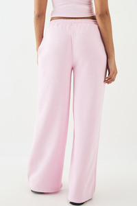 <b>Women</b> Pink Wide Leg Sweatpants Casual Loose Fit High Waist Straight Leg <b>Lounge</b> <b>Trousers</b> Comfortable Fashion Jogger Pants Wear - Product Image 2