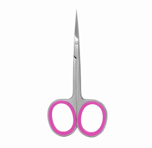 Ciseaux à ongles de précision semi-gris, lame en acier inoxydable, design droit et courbé pour une manucure et une pédicure parfaites - Product Image 1
