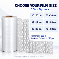 AIR.DFLY Inflatable Air Cushion Film Roll with Custom Logo Printing for Wrapping and Void Fill Packaging