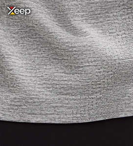 Camiseta Deportiva Ligera Informal para Mujer XEEP, Personalizable, Corte Holgado, Manga Corta, Transpirable, Cuello en V, con Letras, Poliéster/Algodón - Product Image 5