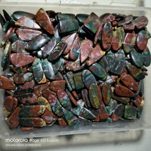 Wholesale Certified Natural Smooth Polished Jasper Gemstone Cabochons Mix Shape 20-45mm Loose for Jewelry Making From Rajasthan - Product Image 5