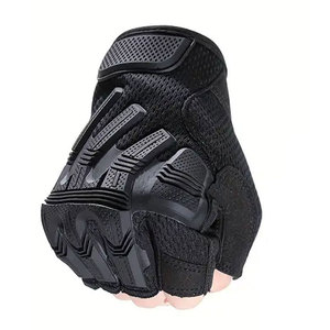 Fingerless Motorcycle <b>Gloves</b> <b>Touchscreen</b> Half Finger Riding <b>Gloves</b> Non Slip Padded OEM Custom Wholesale Wholesale <b>Gloves</b> - Product Image 4