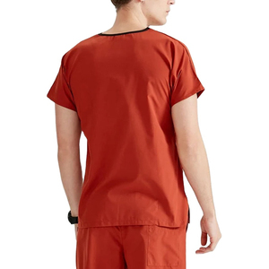 Unisex Medical <b>Scrub</b> <b>Sets</b> for Women Men 100% Cotton Hospital Workwear Clinical Tops Pants Custom Logo <b>Scrub</b> <b>Sets</b> Wholesale - Product Image 6