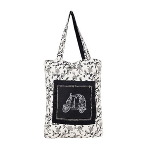 Cheap Recycled <b>Plain</b> Corner Giraffe Printed Custom Organic Bulk <b>Large</b> <b>Canvas</b> Seasonal Shopping Low Price Reusable Cotton Bags - Product Image 4