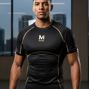 Camiseta Deportiva Sublimada al por Mayor con Paneles de Malla Transpirable, Costuras Reforzadas para Entrenamiento Deportivo - Product Image 6