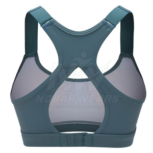 Sujetador Deportivo Atlético para Mujer, de Alto Impacto, para Gimnasio, Correr, Yoga, Fitness, con Relleno, Tirantes Ajustables, Malla Transpirable, Sin Costuras - Product Image 4