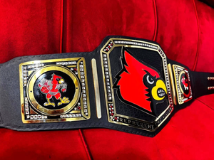 Cinturón de Campeonato de los Louisville Cardinals, Talla Adulto, Hecho de Zinc Premium de 2mm y 4mm - Product Image 4