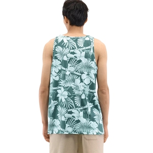 เสื้อกล้ามพิมพ์ลายกราฟิกใบไม้เขตร้อน นกแก้ว ฟลามิงโก สไตล์ฮาวายสำหรับผู้ชาย เสื้อกั๊กชายหาดฤดูร้อน เสื้อกล้ามลำลอง สั่งทำขายส่ง ชุดว่ายน้ำ - Product Image 4