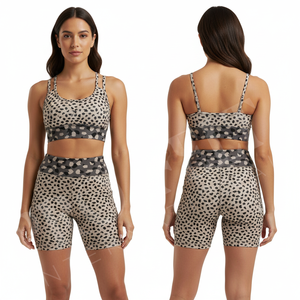 Shorts de yoga en feutre pour professionnels, vente en gros, prix abordable, couleur unie, imprimé personnalisé, extensibles, pour fitness et entraînement en salle de sport - Product Image 3
