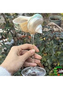 แก้วค็อกเทลรูปเปลือกหอย งานแฮนด์เมด ดีไซน์ทะเล สำหรับตกแต่งธีมชายหาด - Product Image 6