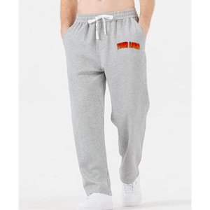 Nouveau pantalon décontracté gris pour homme, style Hong Kong, 300g, taille mi-haute élastique, pantalon de jogging pour femme - Product Image 1