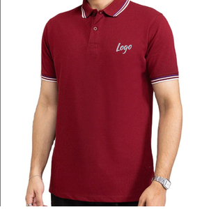 Polo personnalisé avec col contrasté à biais, manches courtes, polo décontracté pour homme - Product Image 2