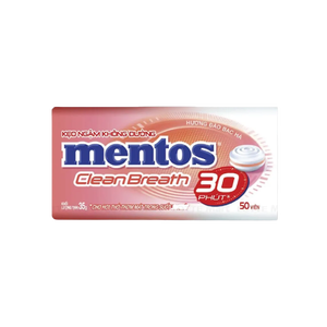 Bonbons Mentoss Clean Breath 3D en gros, saveur pêche menthe, 35g - Product Image 4