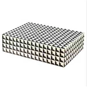 Caja de Joyería Artesanal de Alta Calidad con Incrustaciones de Hueso Ecológicas, Diseño Antiguo con Motivo de Amor, Tamaño Personalizado, Caja Decorativa para el Hogar, Exportaciones Globales - Product Image 1