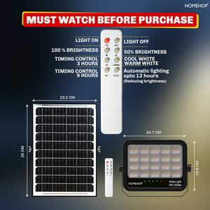 Lámpara Solar para Exteriores Homehop, 200W LED, Resistente al Agua, Automática, de Seguridad, para Jardín, Camino, Patio - Product Image 3