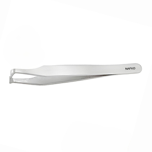 Premium Jewelry Manufacturing Equipment Stainless Steel Tweezers With Cut 110mm Jewelry <b>Tools</b> & Equipment Bead Instrument - Product Image 1