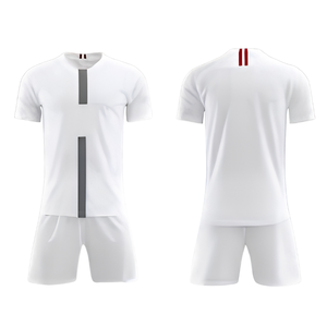 เสื้อฟุตบอลแบบดรอปชิปปิ้ง  แบบเรียบ  ไม่มีลาย  สามารถสั่งทำได้  ปัก  หรือ  สกรีนด้วยความร้อน  ผ้าตาข่าย โพลีเอสเตอร์ 100% แห้งเร็ว - Product Image 2