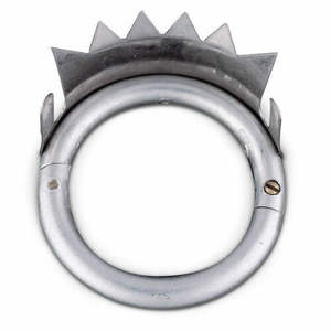 Anillo de Destete para Terneros Veterinary Essentials Crown, Anillo Antisucción de Leche con Púas de Acero Inoxidable Duradero, Instrumento para la Nariz de Toro - Product Image 3