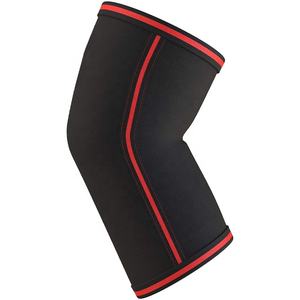 Support de coude en néoprène avec Logo personnalisé de 7mm, manchon de coude de levage de puissance de gymnastique pour l'haltérophilie, Support de coude de Compression - Product Image 5