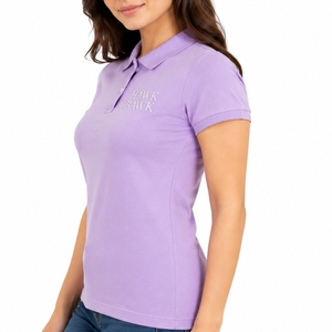 Polo de Mujer de Manga Corta, Bordado, Premium, Transpirable, Suave y Cómodo, con Letra en el Frente, Estilo Casual, Corte Regular - Product Image 3