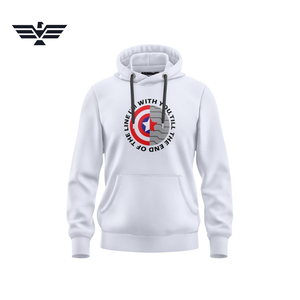 Sweat-shirt à capuche bleu marine pour homme, logo Avengers imprimé, poche avant, décontracté, anti-plis, streetwear, polyester/coton - Product Image 4