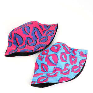 New Fashion Double Sided Sublimation Printing Design Adult Fashion <b>Reversible</b> Summer <b>Bucket</b> <b>Hat</b> - Product Image 4