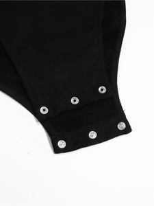 Combinaison de patinage artistique pour homme, justaucorps de danse latine, combinaison de danse, costume de danse pour les compétitions de patinage artistique pour hommes, spectacles sur scène - Product Image 5