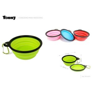 Bol pliable pour animaux de compagnie Yommy 13 cm, gamelle de voyage pliable pour chiens - Product Image 2