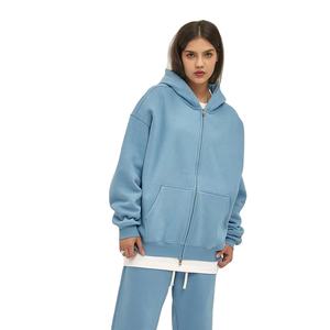 Sudadera con Capucha Extra Grande para Mujer, Forrada 100% Poliéster, Tejido Transpirable, Logotipo Frontal Estampado, Corte Regular - Product Image 1